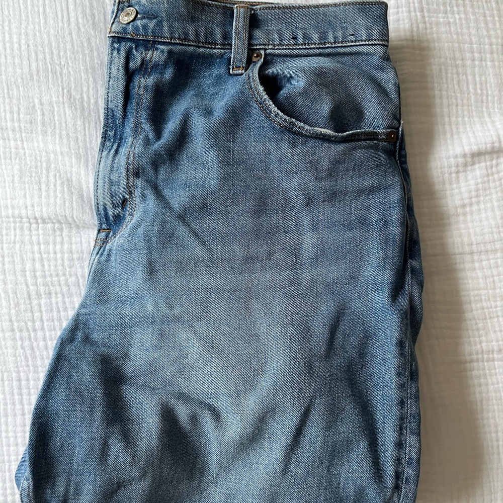 Abercrombie Ultra High Rise Ankle Straight Jeans - Curve Love (Size 14/32 short)